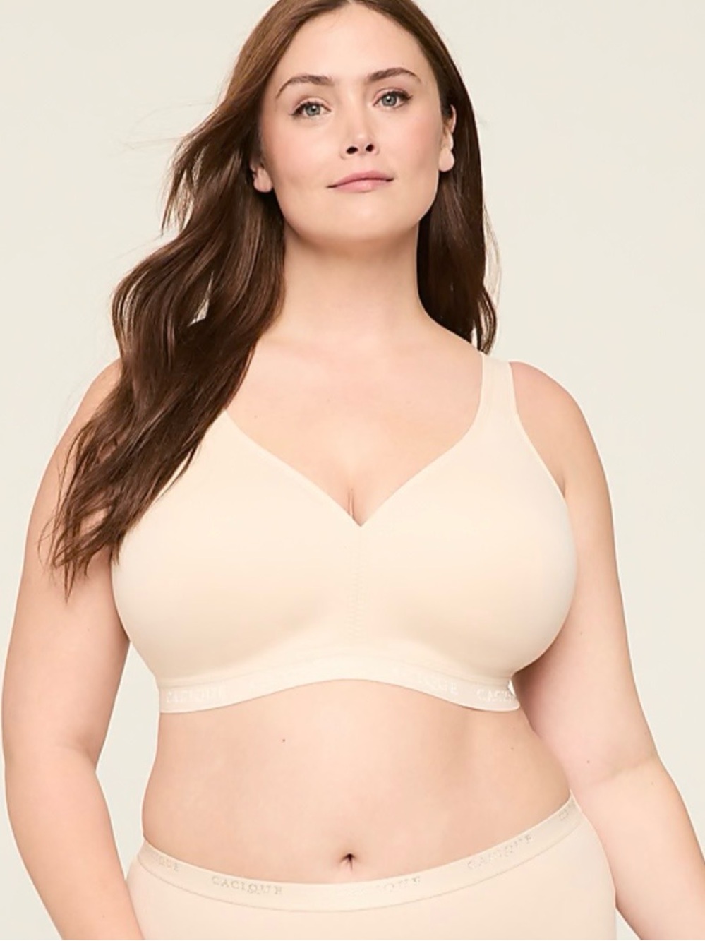Cacique Wireless Full Coverage Comfort Bra 46C